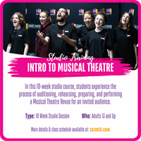 Intro to Musical Theatre ages 13-adult