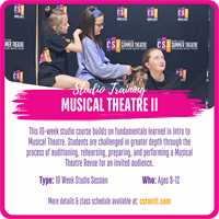 Musical Theatre II ages 8-12