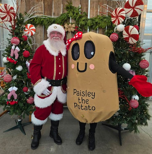 Paisley the Potato with Santa Claus (2025)