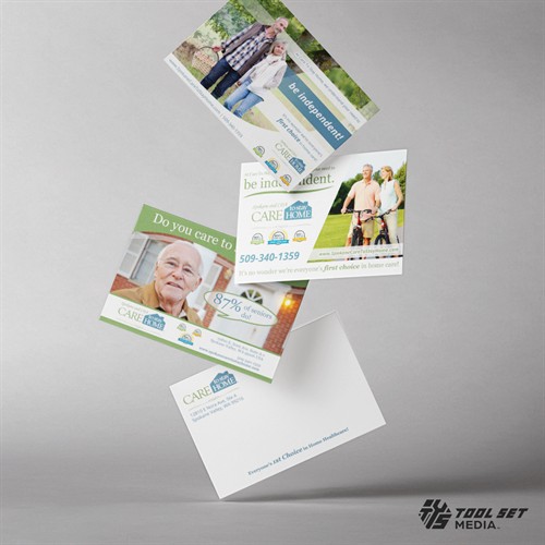 Care To Stay Home postcards