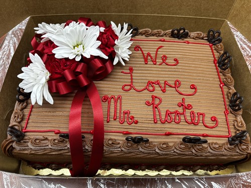 Customer made us a cake 