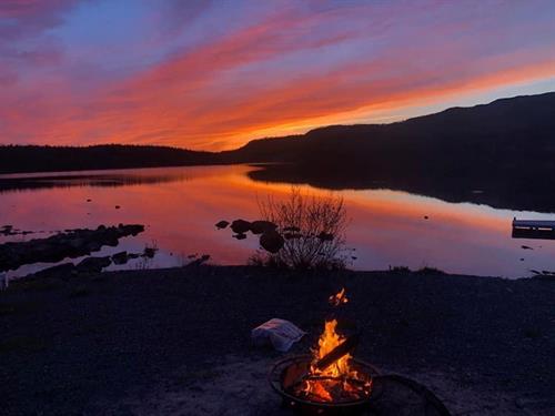 Campfire with a view!