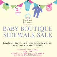 Baby Boutique Sidewalk Sale