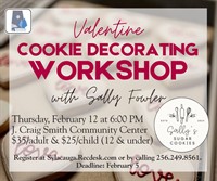Valentine Cookie-Decorating Workshop