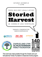 People Who Don't Usually Lecture: A Storied Harvest