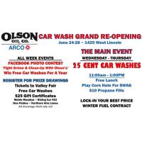 Olson Oil's Car Wash Grand Re-Opening 