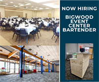 Bigwood Event Center Part-time Bartender