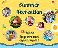 City of Fergus Falls Summer Recreation Brochure Available Online - Registration Opens April 1