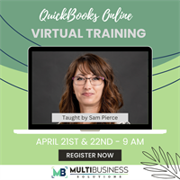 Class for QuickBooks Online (Part 2 of 2 Sessions)