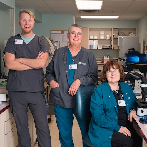 Full lab and radiology services are offered at most of our clinic sites. 