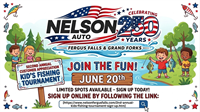 Registration Now Open for Nelson Auto Center’s 2nd Annual Kids Fishing Tournament at Elks Point