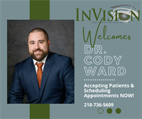 InVision Eye Care Announces the Addition of Dr. Cody Ward