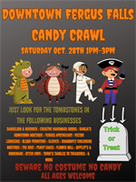 Downtown Fergus Falls Halloween Candy Crawl