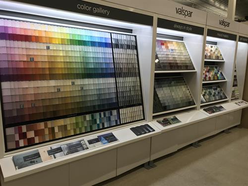 We carry quality Valspar paint and can match virtually any color!