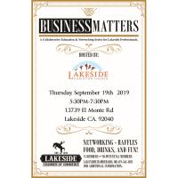 Business Matters Mixer - Hosted by Lakeside River Park