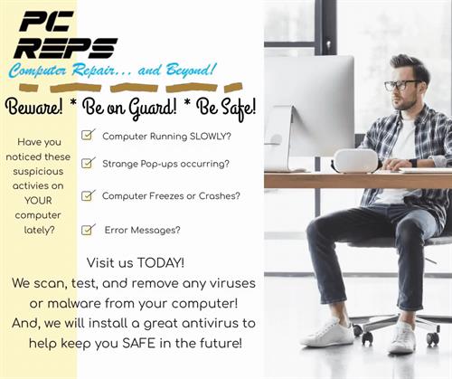 Computer Tune-Up / Virus & Malware Removal / Antivirus Installed for Your Protection!