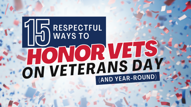 Image for 15 Respectful Ways to Honor Vets on Veterans Day (and Year-Round)