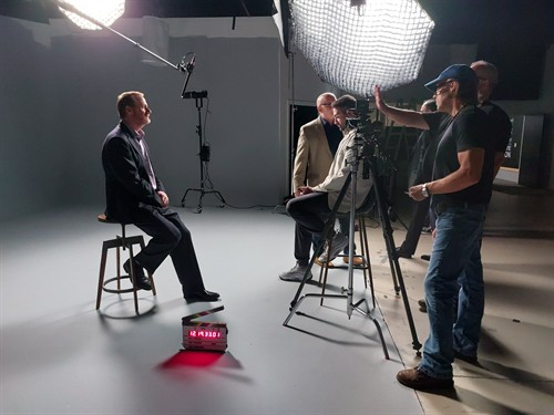 Working in a Detroit studio