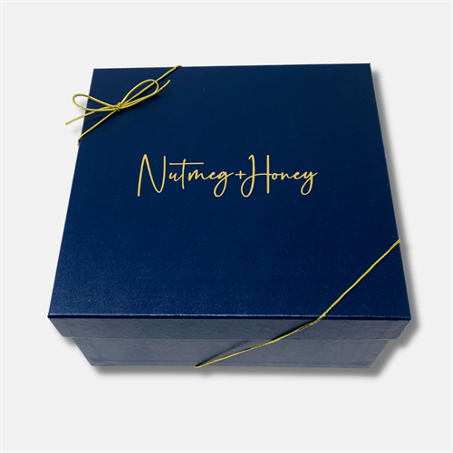 Exterior of Nutmeg + Honey Gift Box