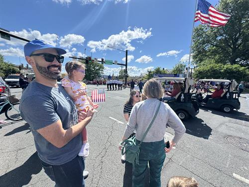 Attorney Aaron Frankel enjoying the West Hartford Memorial Day Parade 2025 Attorney Aaron Frankel enjoying the West Hartford Memorial Day Parade 2025