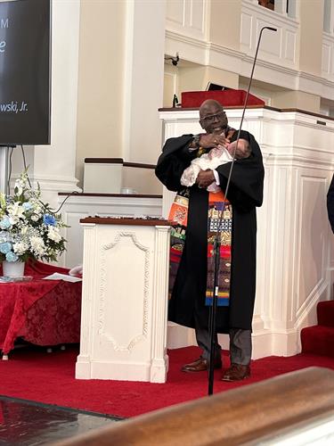 Rev. Fredd, baptism Rev. Fredd, baptism