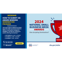 National Small Business Week Award Nominations