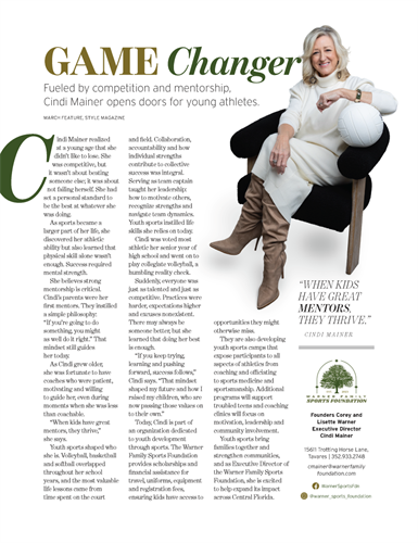 Cindi Mainer, Executive Director - My Why