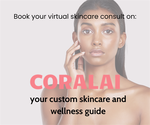 I have partnered with Coralai to help track your skin improvement in real time utilizing 300 data points and AI.