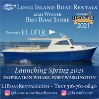 Long Island Boat Rentals presents "Elixir" luxury party yacht for 24 guests
