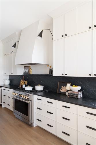 Plaster remodeled kitchen
