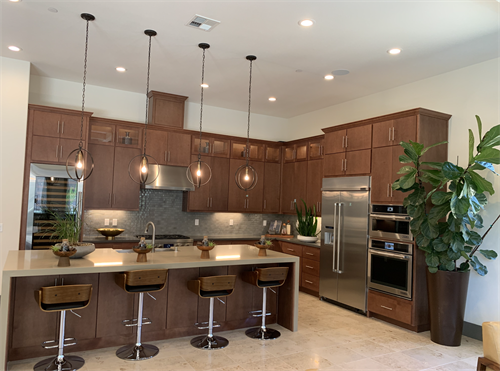 His new kitchen addition