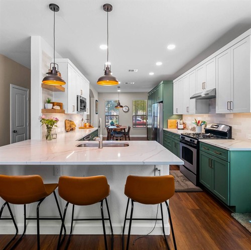Full kitchen remodel for a client in Buda. 