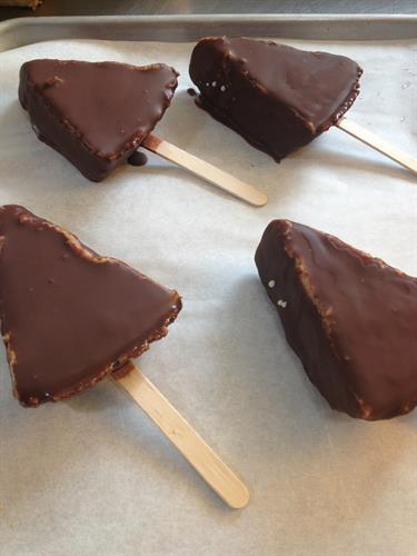 Chocolate Dipped Key Lime Pops