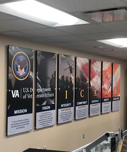 Wall mural for the VA