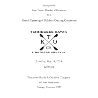 Grand Opening Tennessee Kayak & Outdoor Company