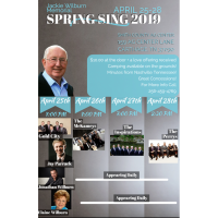 Jackie Wilburn Memorial Spring Sing 2019 April 25-28