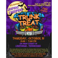 5th Annual Jeepers Creepers Trunk or Treat