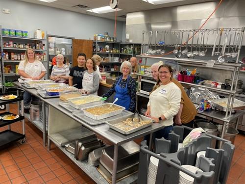 Volunteers from Our Daily Bread serving those in need in our community.
