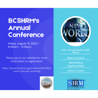 BCSHRM Annual Conference: A Whole New World