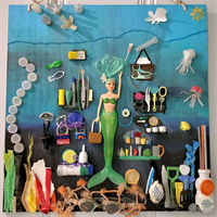 July 23, (Gulf Shores) Art al Fresco - Plastic Polution Fish Photo and Frame $25