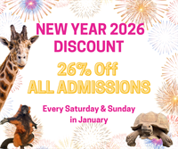 26% Off Zoo Admissions Every Saturday & Sunday in January