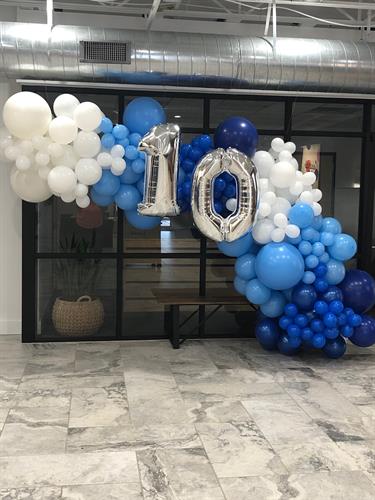 Balloon Display Marks Company Anniversary