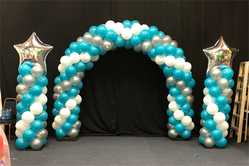 Balloon Arch Ready for Installation