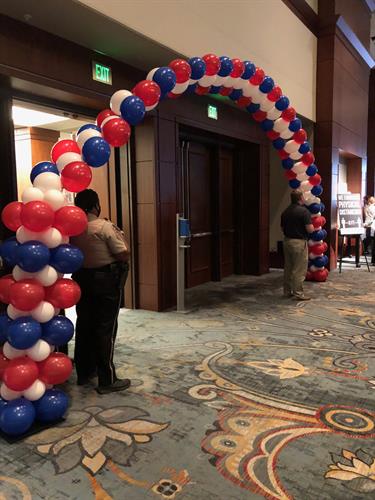 Balloon Arch for Corporate Event