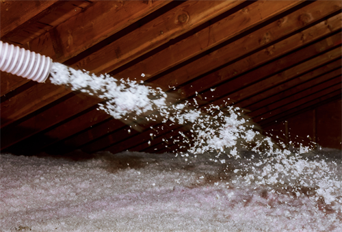 We can completely remove old insulation and install new or blow new over uncontaminated old