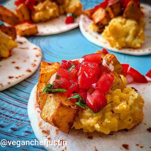 Plant-Based Breakfast Street Tacos