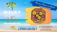 Art al Fresco at Tacky Jacks Orange Beach: Create-with-Paint, Pinecone Flowers on Wood