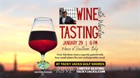 January Wine Tasting with Winston at Tacky Jacks Gulf Shores
