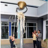Young patients mark end of cancer treatment at bell ringing ceremony at USA Health Children's & Women's Hospital 