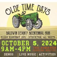  Celebrate Baldwin County’s Agricultural Heritage at Olde Time Days – October 5, 2024